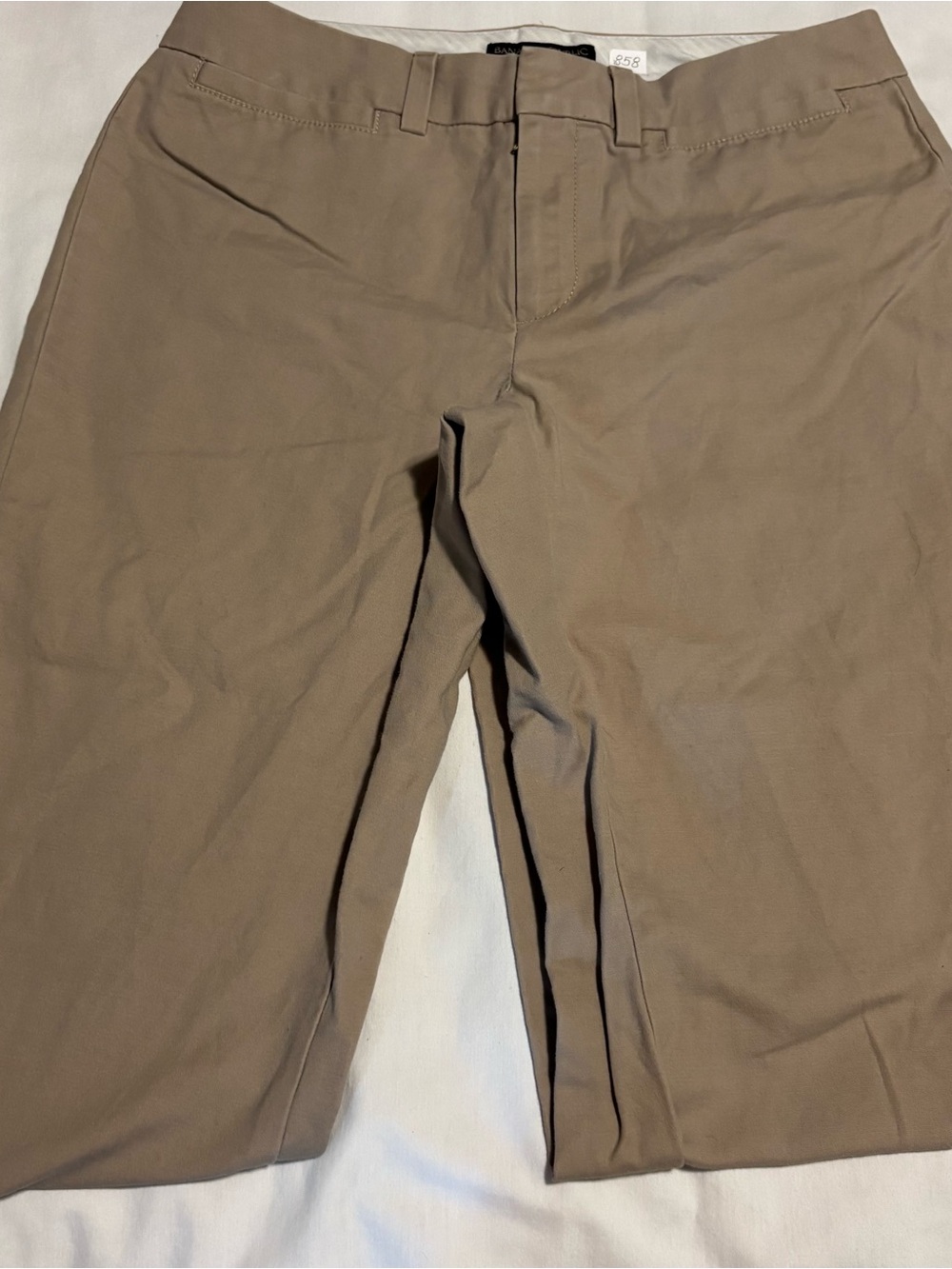 Banana Republic “Martin Fit” Woman’s Stretch Straight Leg Khakis Size 6L